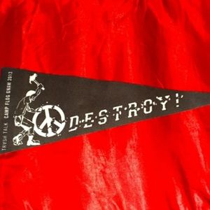 2012 Trash Talk Camp Flognaw Pennant Flag Poster Golf Wang Odd Future Punk Metal